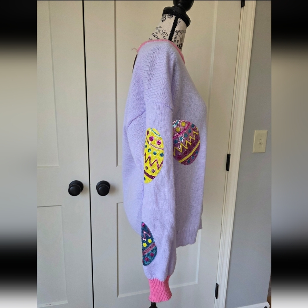 Easter Egg Sweater-NWT - Picture 3 of 8